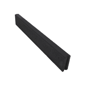Opsluitband Hanze zwart 6x15x100 cm